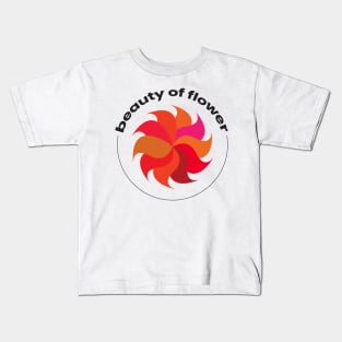 Beauty of flower simple illustration Kids T-Shirt